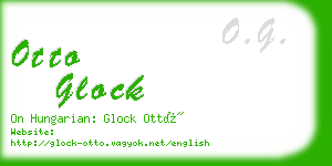 otto glock business card